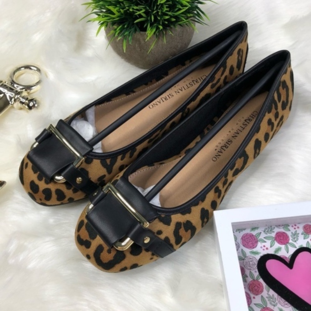 Women’s Christian Siriano Leopard Print Flats